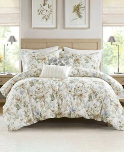 Harbor House Herbal Print 5 Pc. Duvet Cover Set