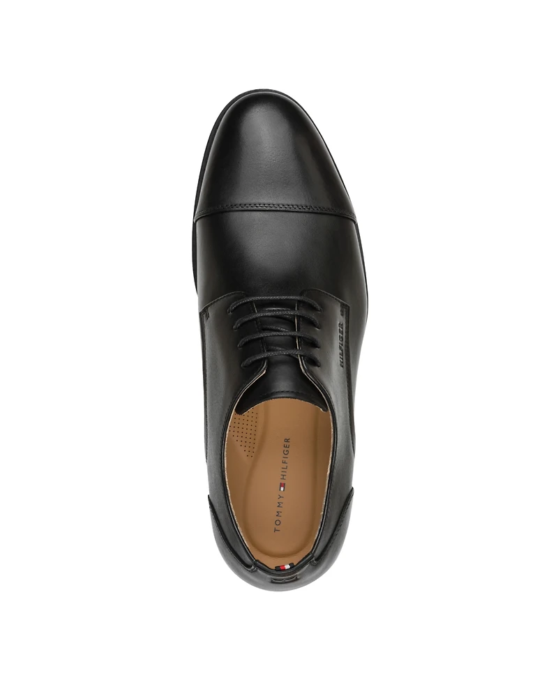 Tommy Hilfiger Men's Creagan Leather Derby Dress Shoes