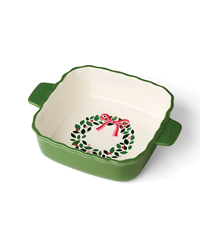 Kate Spade Evergreen Square Scallop Baking Dish