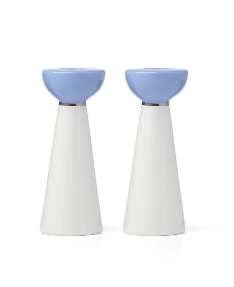 Kate Spade Oak Street Candlestick Holders, Set of 2
