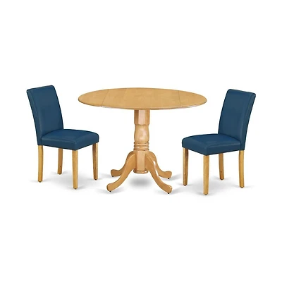 East West Furniture Dining Room Set Oak