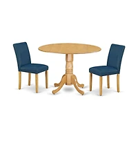 East West Furniture Dining Room Set Oak