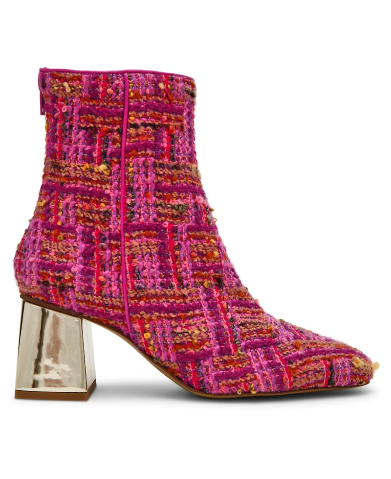 Betsey Johnson Women's Stevie Block Heel Dress Booties