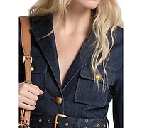 Michael Kors Women's Utility Denim Blazer