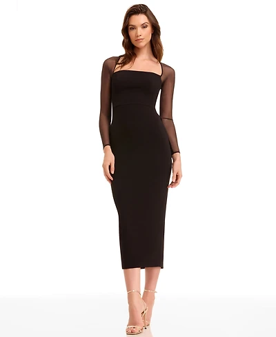 Dress the Population Women's Maxine Long Sleeve Dress