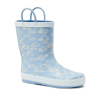 Lands' End Kids Pull On Splash Rubber Rain Boots