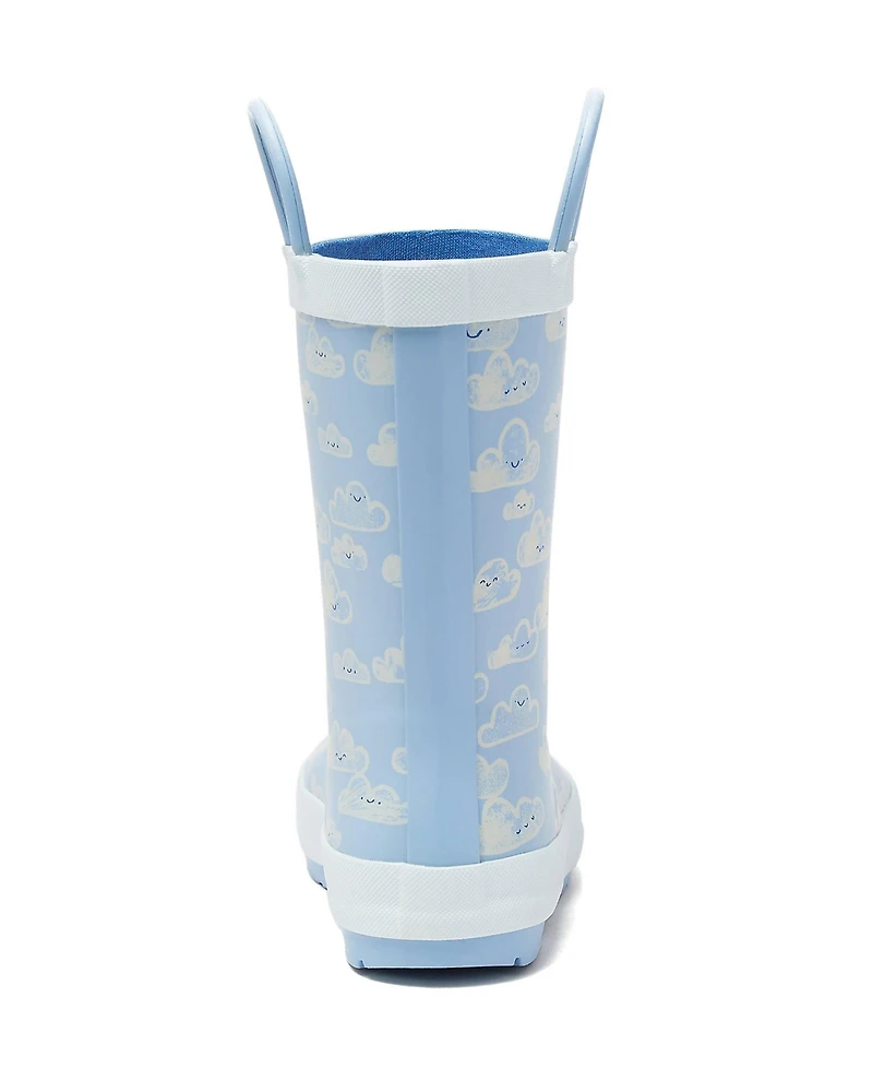 Lands' End Kids Pull On Splash Rubber Rain Boots