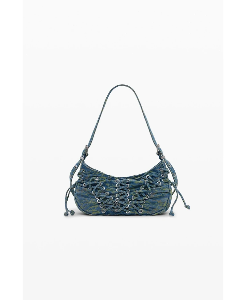 Desigual Women's Medium braided denim bag
