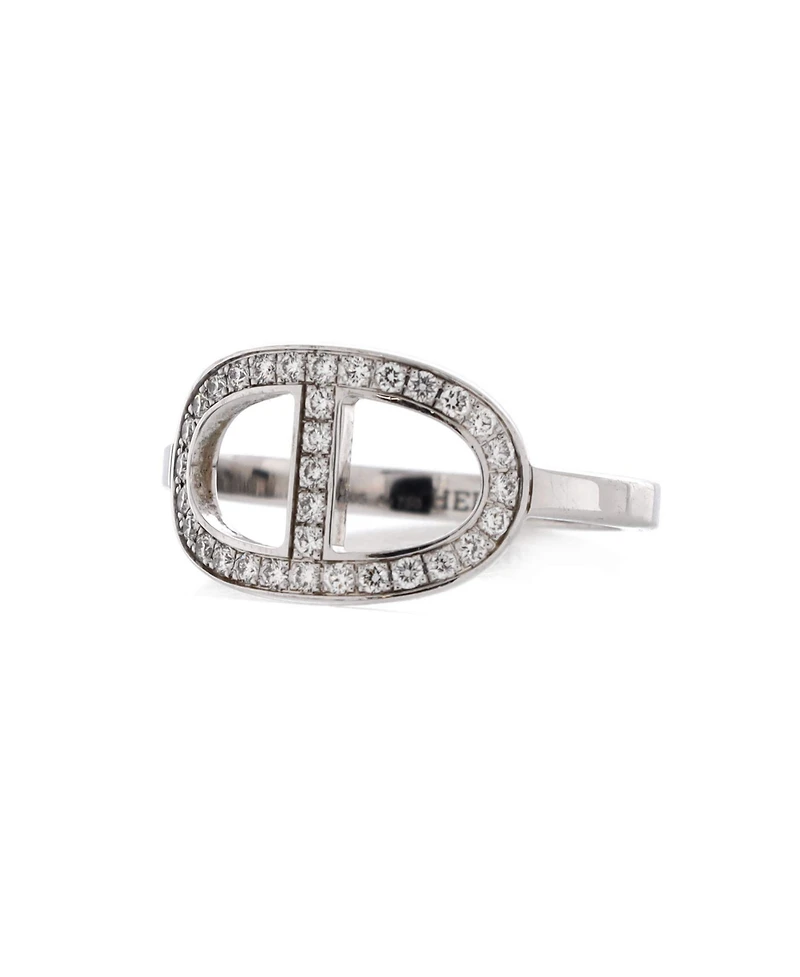 Pre-Owned HERMES Chaine d'Ancre Contour Ring