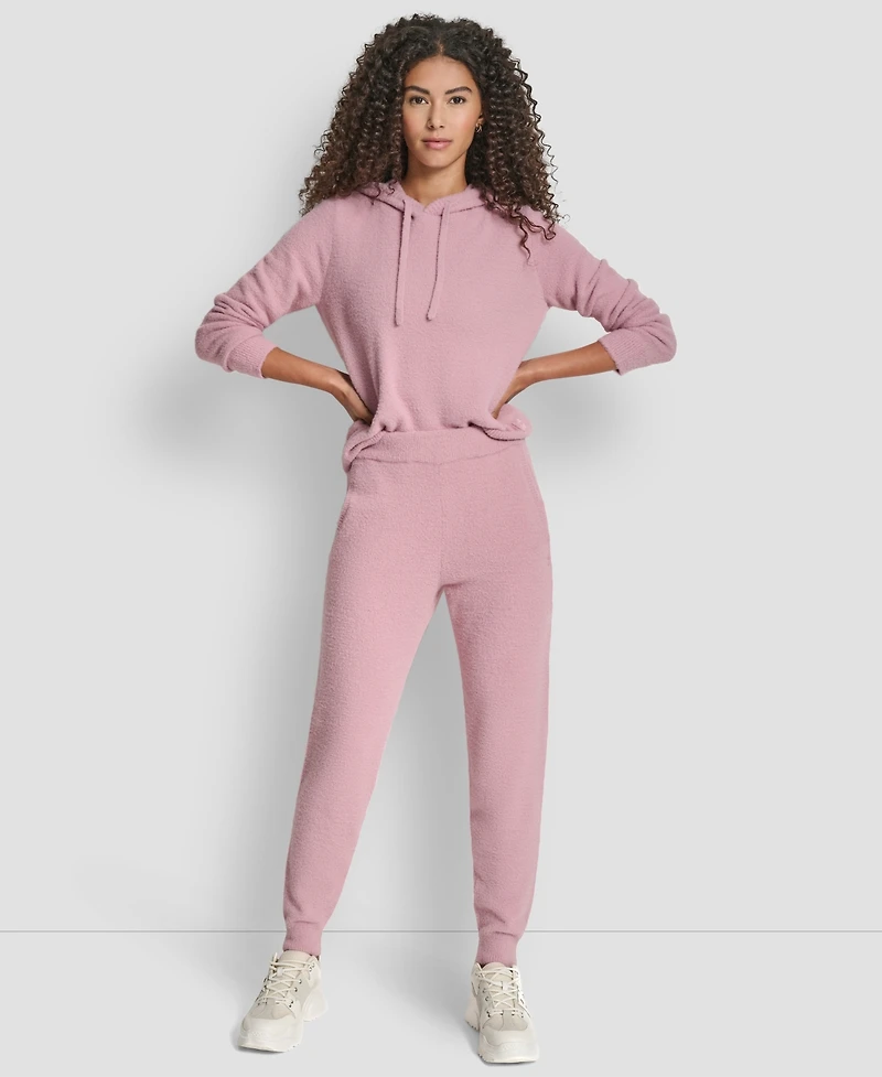 Dkny Women's Feather Yarn Tonal Jogger