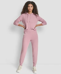 Dkny Women's Feather Yarn Tonal Jogger