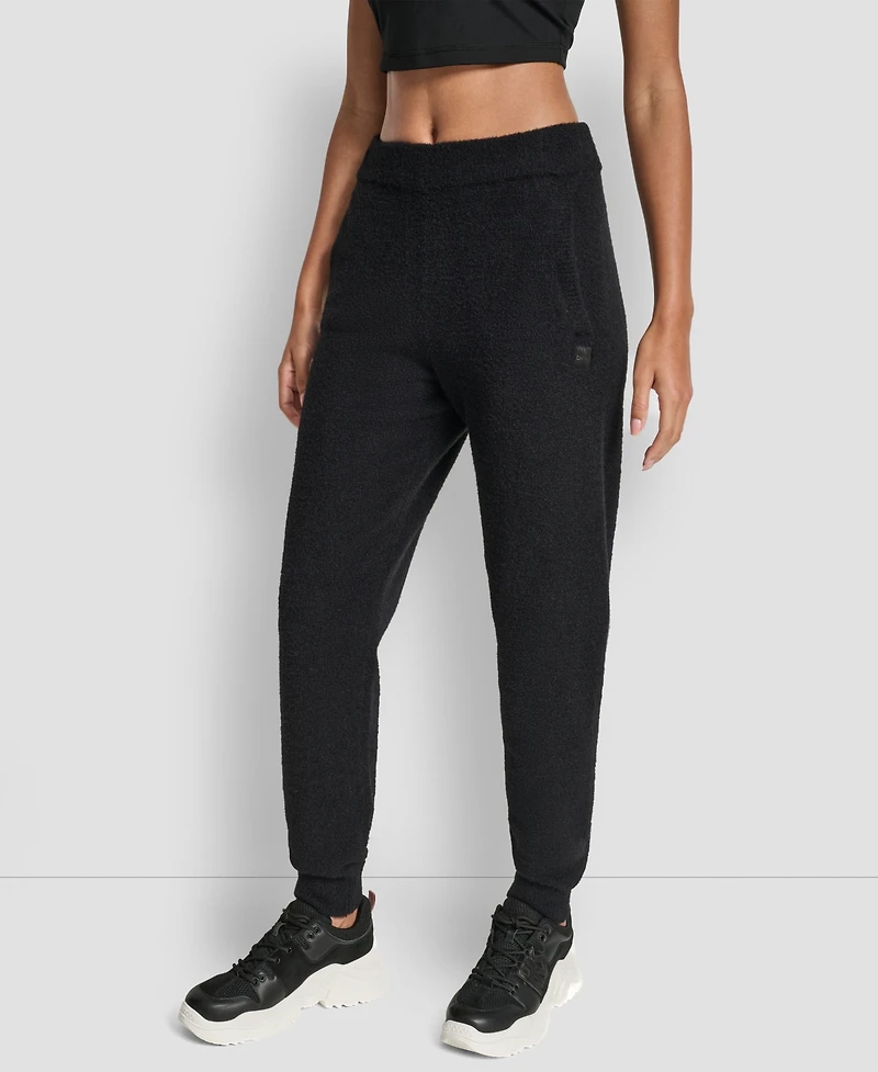 Dkny Women's Feather Yarn Tonal Jogger