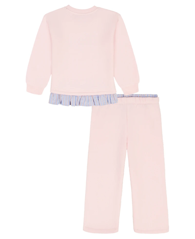Tommy Hilfiger Girls 4-6X 2-Piece Long Sleeves Top and Pants Set
