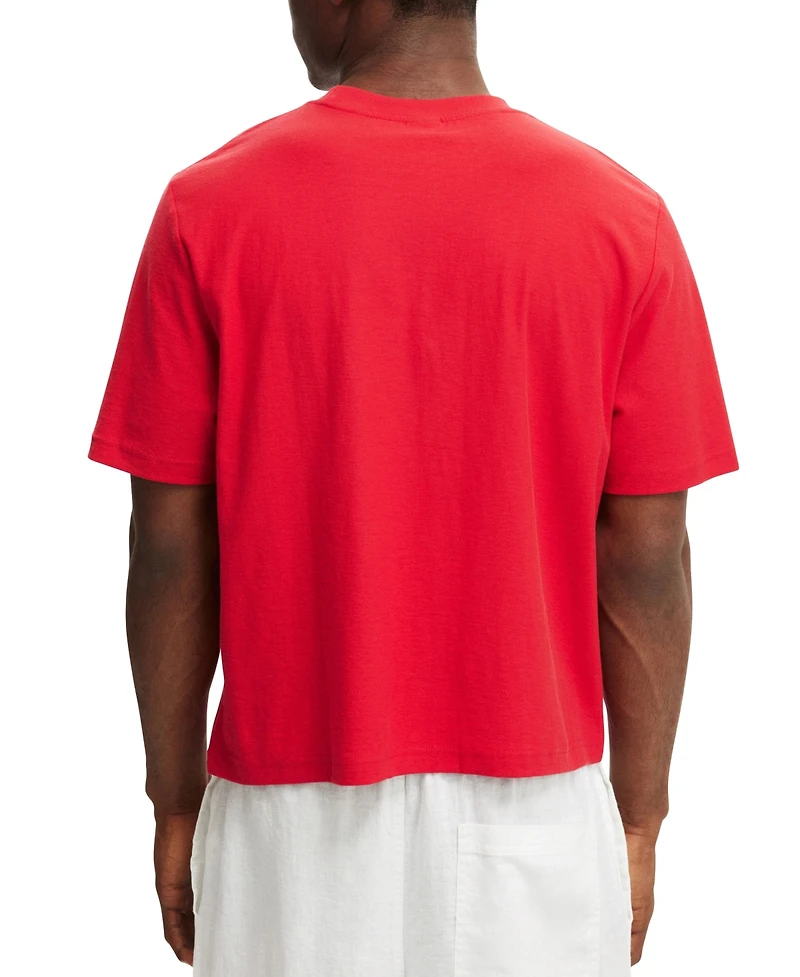 Cotton On Men's Cropped Fit Graphic T-Shirt