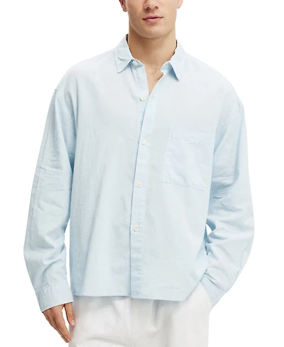 Cotton On Men's Eli Long Sleeve Shirt
