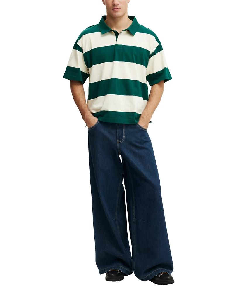 Cotton On Men's Cropped fit Short sleeve Polo Shirt
