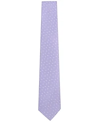 Tom Baine Men's Classic Pin Grid Pattern Tie