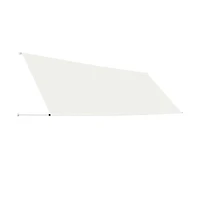 vidaXL Awning Cream Steel frame and 100% polyester fabric with Pa coating