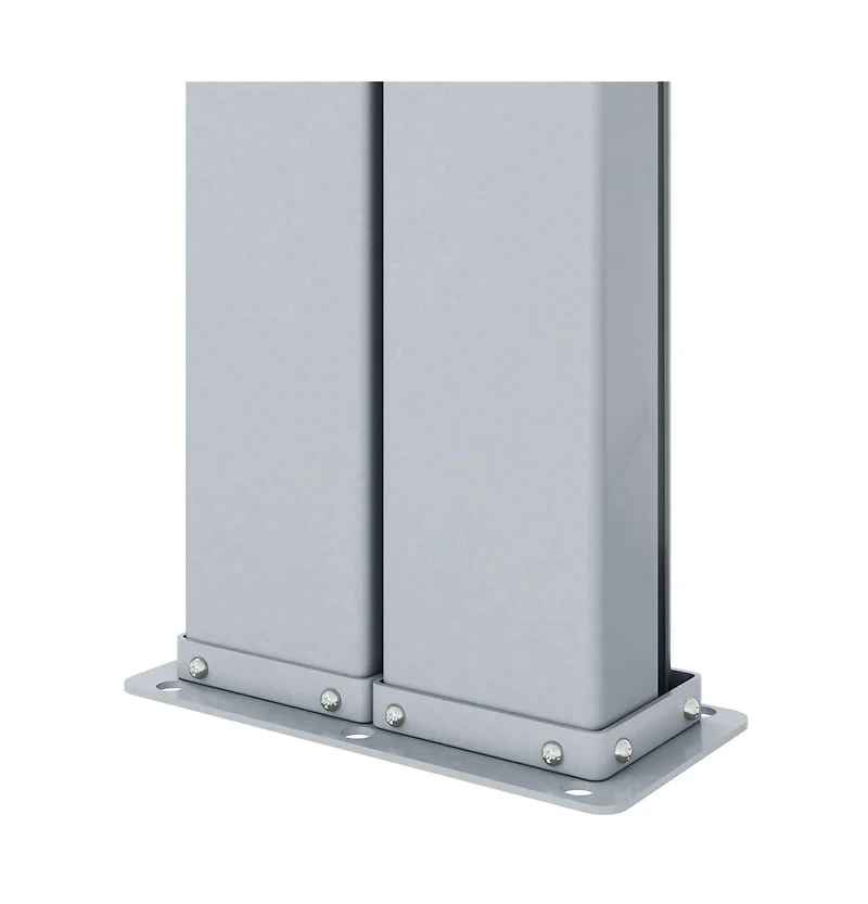 Side Awning Anthracite Polyester with Pu coating, steel, aluminum