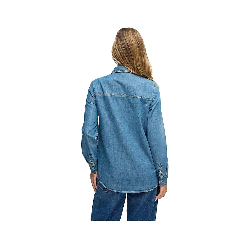 Ingrid + Isabel Denim Button Down Shirt