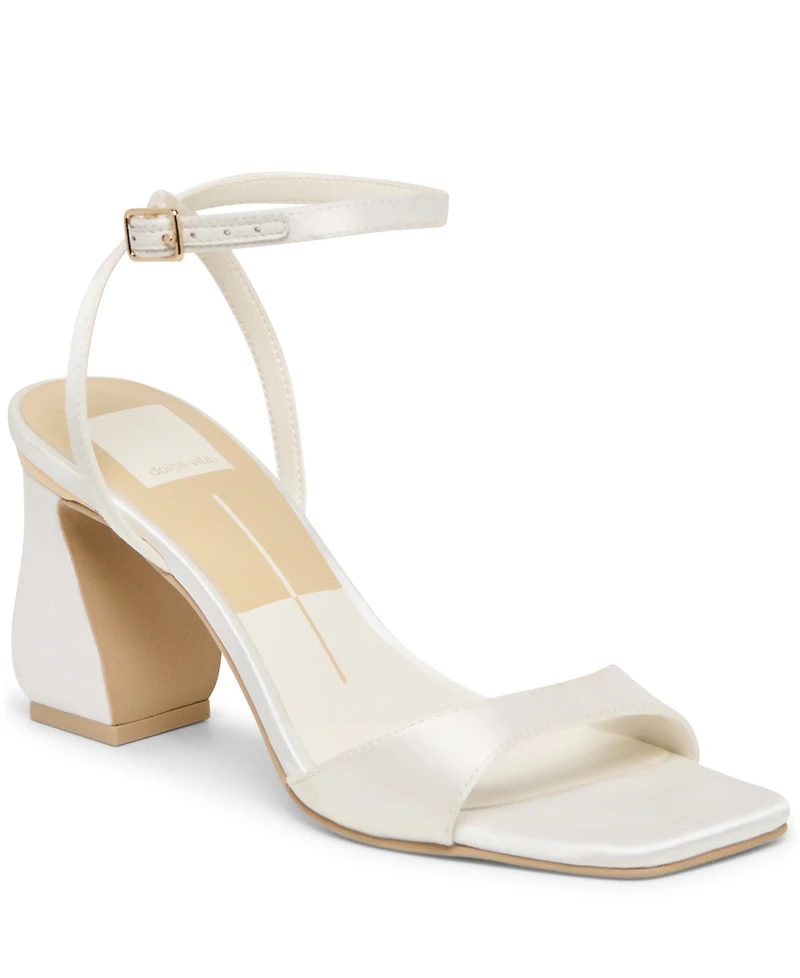 Dolce Vita Women's Tilda Pearl Inlay Ankle Strap Dress Sandals