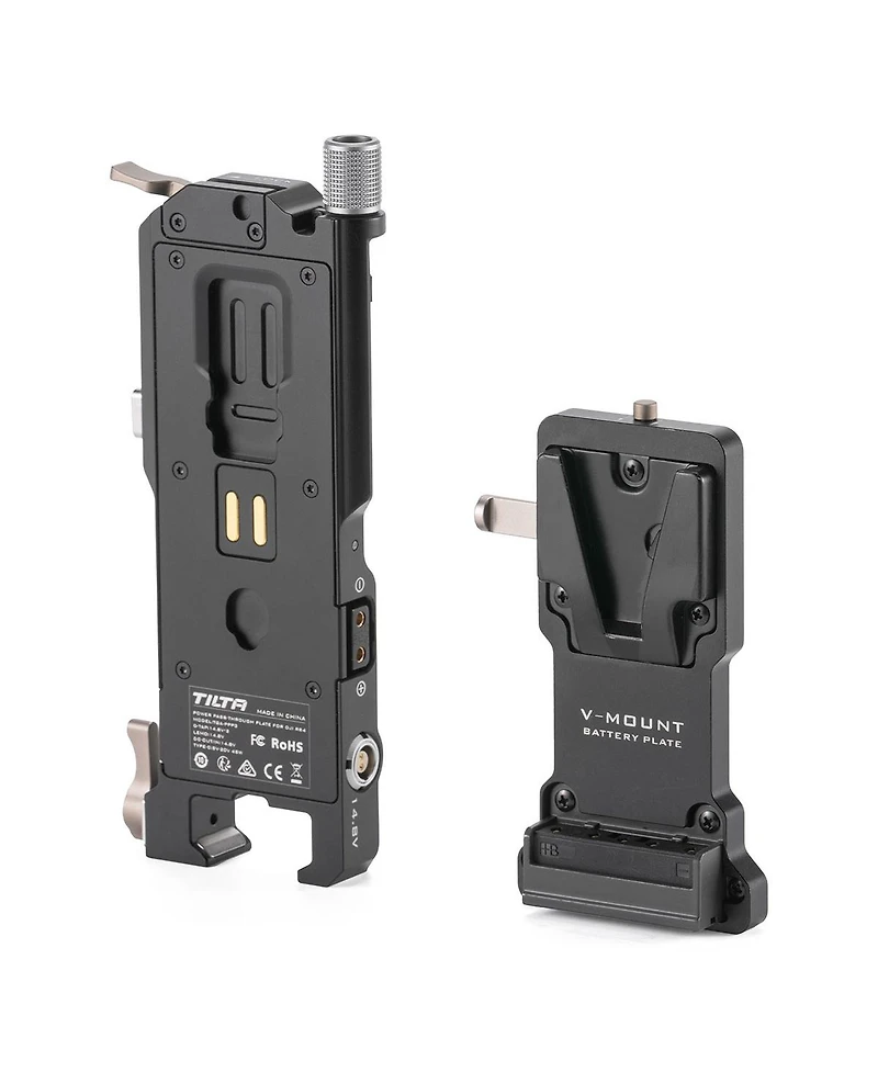 Tilta Battery Plate to Dji Rs 4 Power Pass-Through Plate Kit for V Mount