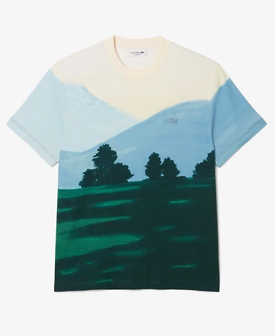 Lacoste Men's All-Over Printed Short Sleeves T-Shirt