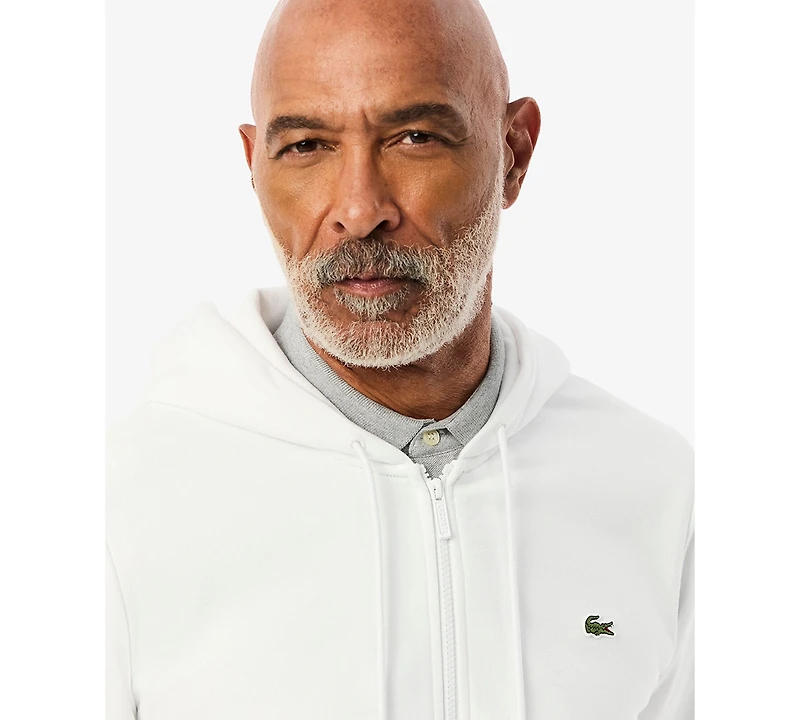 Lacoste Men's Zip-Up Fleece Hoodie