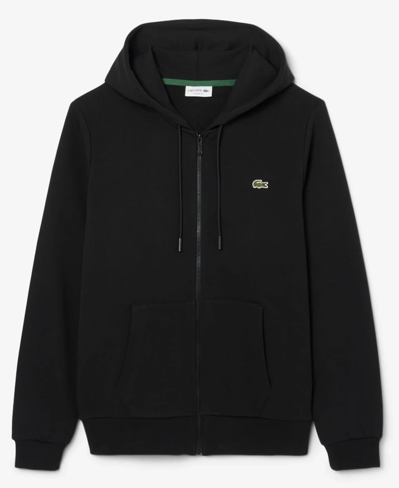 Lacoste Men's Zip-Up Fleece Hoodie