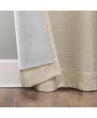 Sun Zero Servana Abstract Magnetic Closure 100% Blackout Grommet Curtain Panel Pair