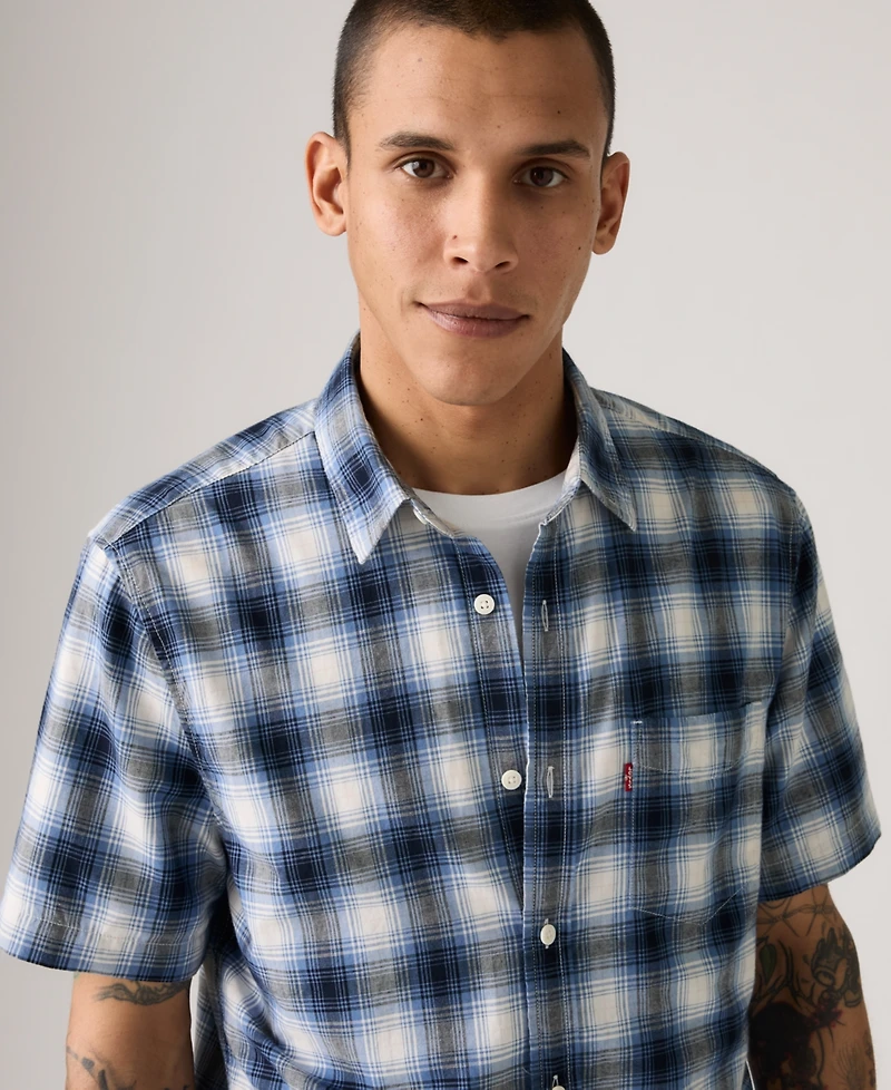 Levi's Men's Classic 1 Pocket Short Sleeve Regular Fit Shirt