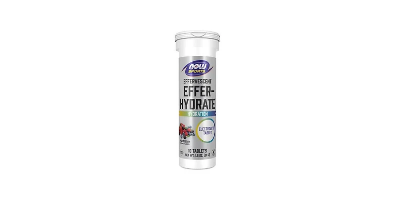 Now Foods Effer-Hydrate Mixed Berry ,10 Tabs