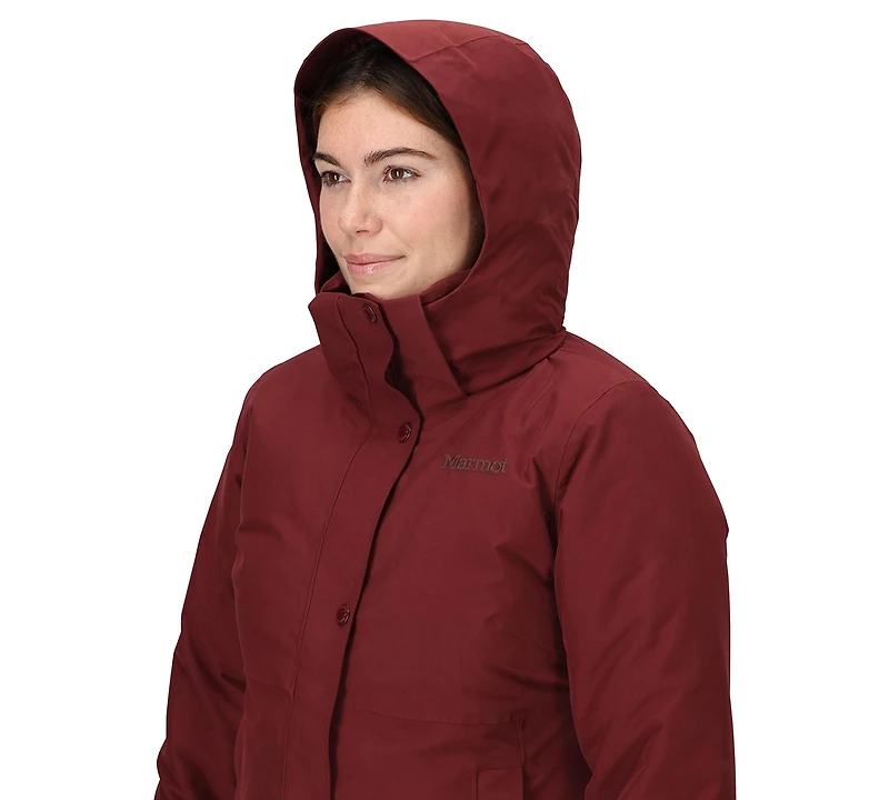 Marmot Women's Chelsea Hooded Waterproof Down Coat