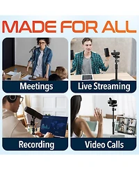 Delton T301 Webcam Stand, Adjustable Height & 360° Swivel (DCT301)