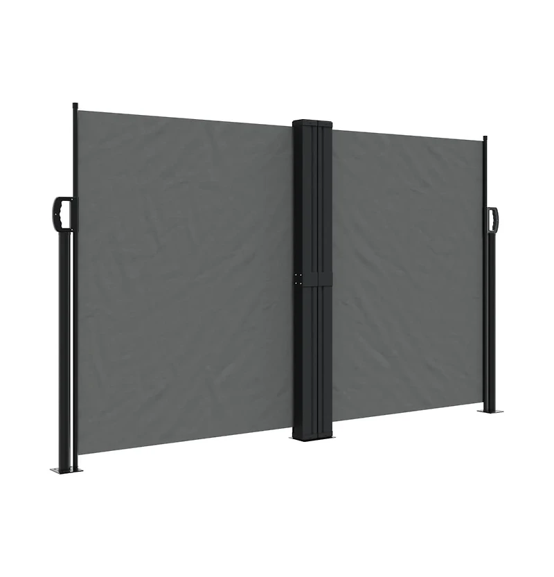 vidaXL Retractable Side Awning Anthracite