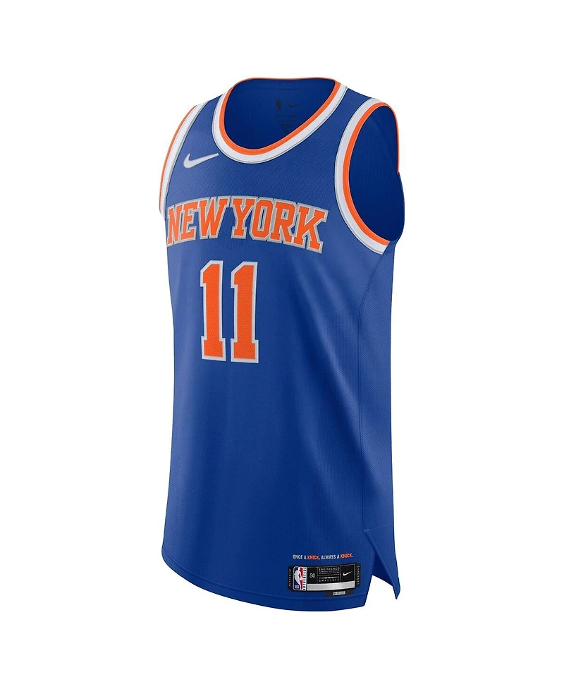 Nike Men's Jalen Brunson Blue New York Knicks Authentic Player Jersey - Icon Edition
