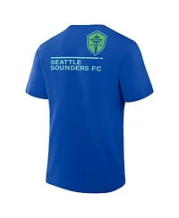 Fanatics Men's Blue Seattle Sounders Fc Corner Kick Legacy T-Shirt