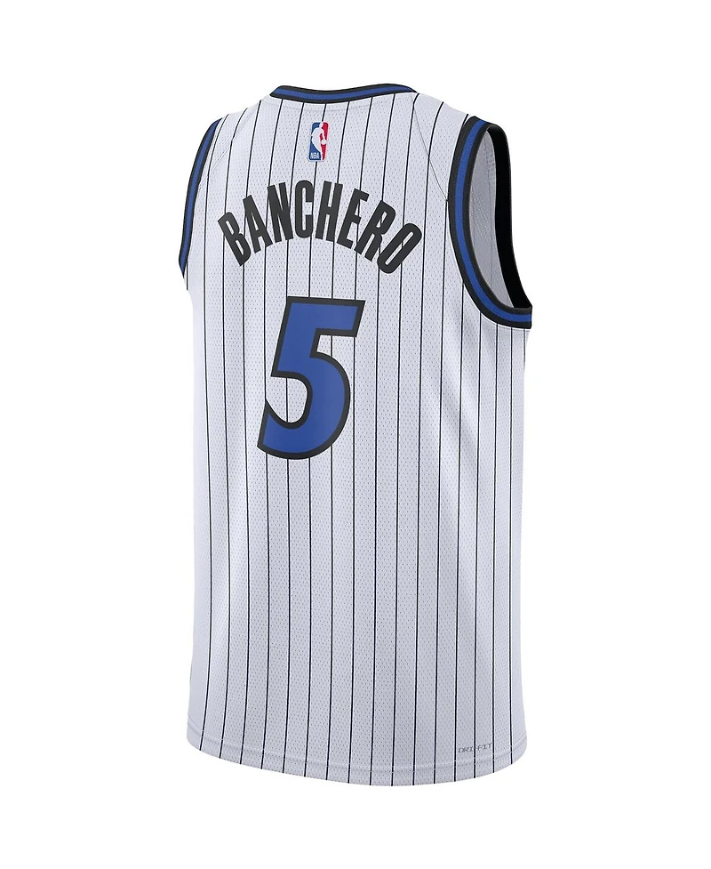 Nike Men's and Wo Men's Paolo Banchero White Orlando Magic Swingman Player Jersey - Association Edition