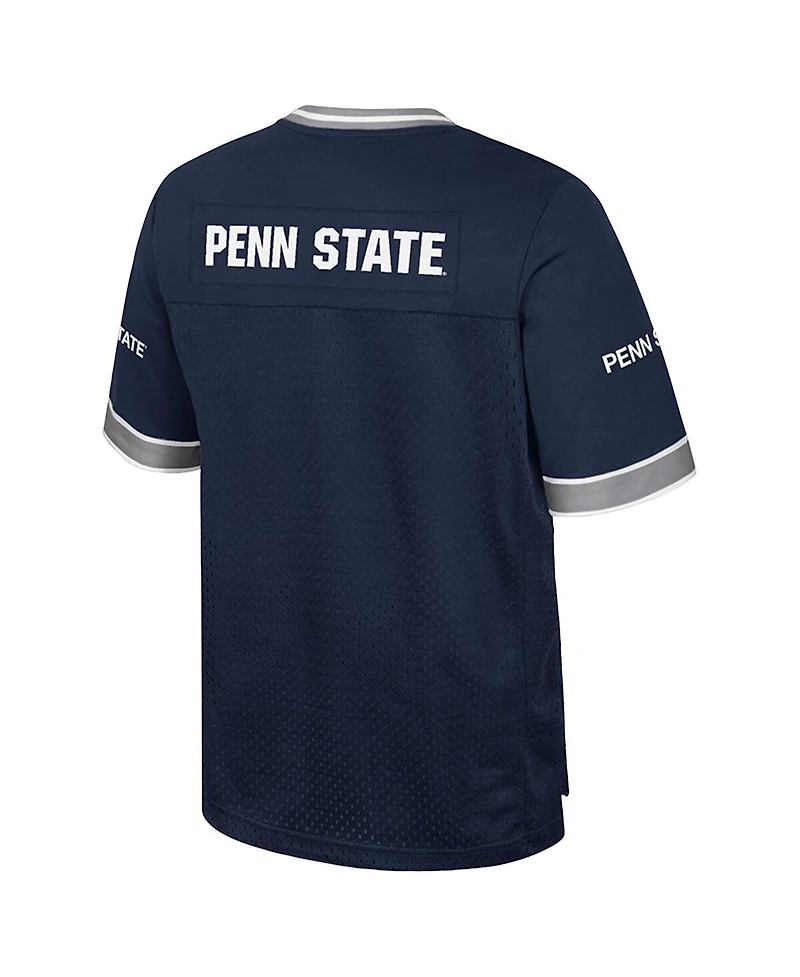 Colosseum Men's Navy Penn State Nittany Lions Nothing But The Hits Football Jersey