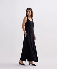 Reistor Women's Shoulder Tie-Detail Maxi Dress
