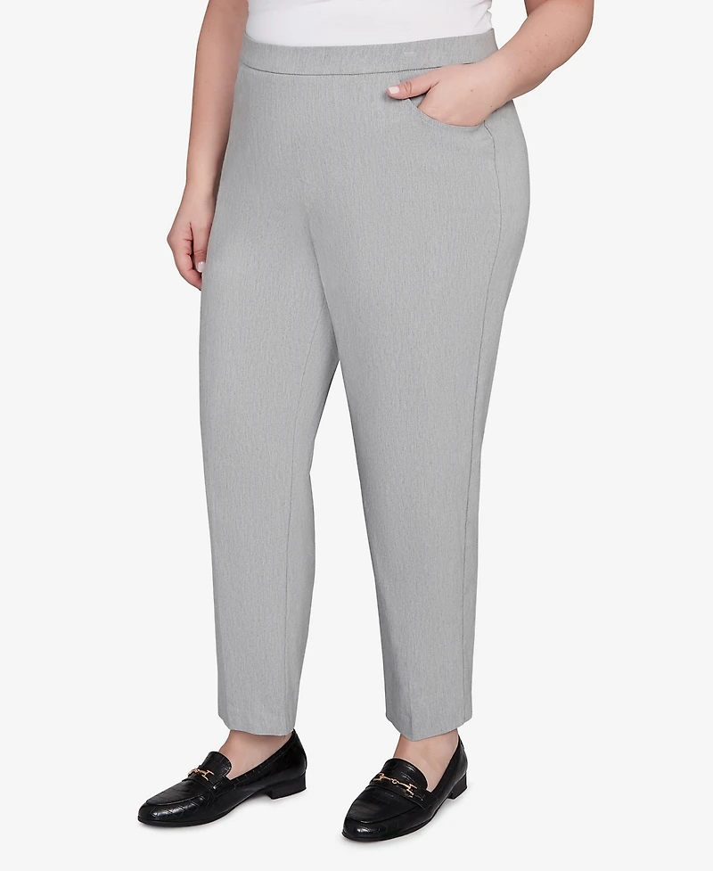 Alfred Dunner Plus Stockbridge Modern Millennium Average Length Pant