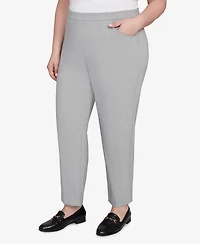 Alfred Dunner Plus Stockbridge Modern Millennium Average Length Pant