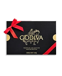 Godiva Signature Truffles Assorted Chocolate Gift Box with Red Ribbon