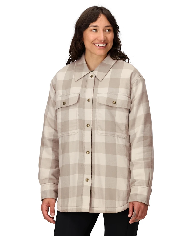 Marmot Women's Ridgefield Sherpa Lined Flannel Coat