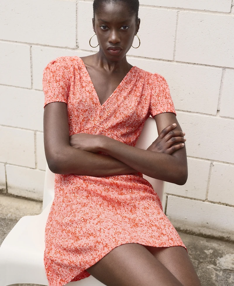 Mango Women's Printed Short Dress
