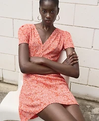 Mango Women's Printed Short Dress
