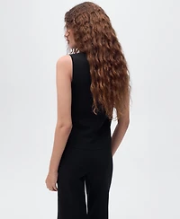 Mango Women's Fine-Knit Gilet