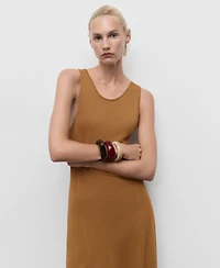 Mango Women's Knit Long Dress