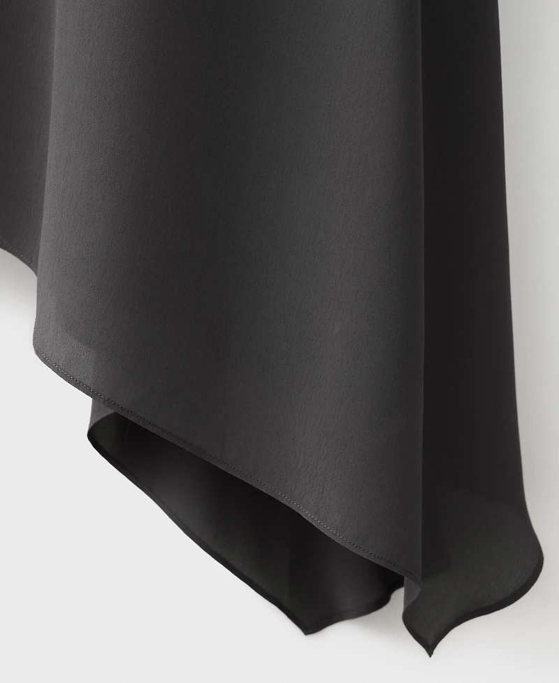 Mango Women's Asymmetrical Maxi Skirt