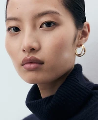 Mango Women's Short Knitted Turtleneck Dress